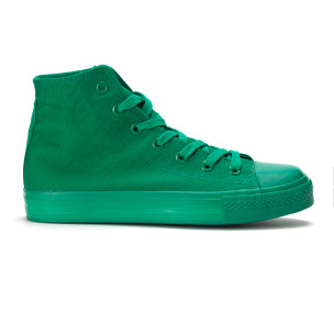 Men's green Bella Comoda high top sneakers - Fashionmix Men's green Bella Comoda high top sneakers