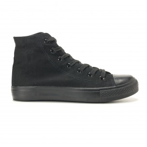 Men's black Bella Comoda high top sneakers - Fashionmix Men's black Bella Comoda high top sneakers