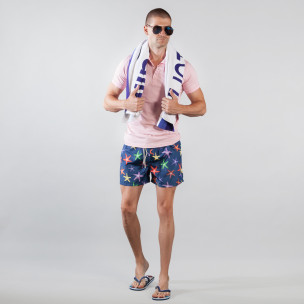 Men's blue Warren Webber swim shorts - Fashionmix Men's blue Warren Webber swim shorts