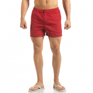 Men's red Warren Webber swim shorts - Fashionmix Men's red Warren Webber swim shorts