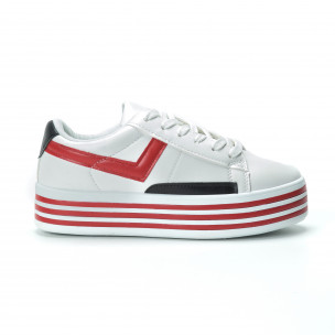 Women's white Sergio Todzi platforms sneakers - Fashionmix Women's white Sergio Todzi platforms sneakers