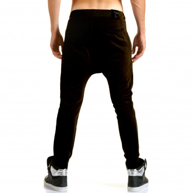 Ανδρικό μαύρο παντελόνι jogger Jack Berry it110915-29 3