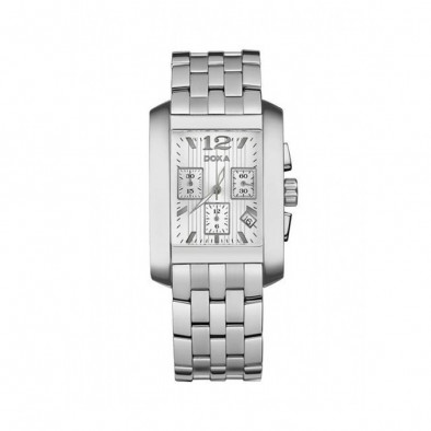 Ανδρικό ρολόι Doxa Style Quartz Chronograph Stainless Steel