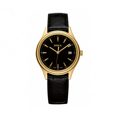 Ανδρικό ρολόι Doxa Tradition Gold Black Dial 