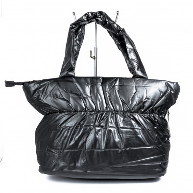Γυναικεία μαύρη τσάντα puffer il071022-24 3