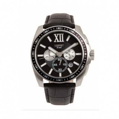 Ανδρικό ρολόι Esprit Quartz Chronograph PVD Black 