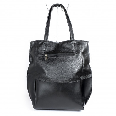 Γυναικεία μαύρη τσάντα με φούντα il071022-14 3