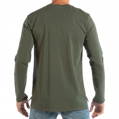 Ανδρική πράσινη βαμβακερή μπλούζα it240818-120 3