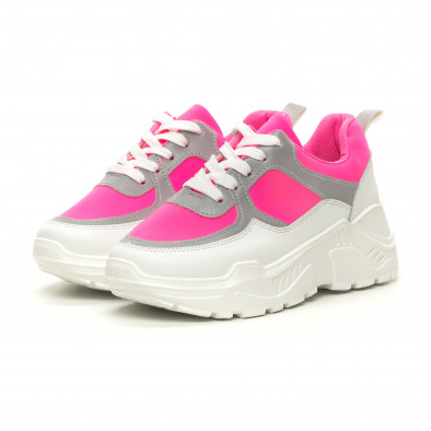 Γυναικεία Chunky ροζ αθλητικά παπούτσια it050619-59 3