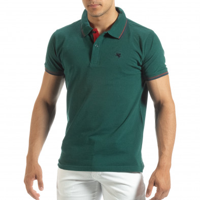 Ανδρική πράσινη polo shirt  it120619-28 2