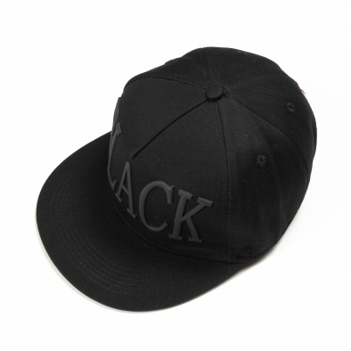 Μαύρο καπέλο BLACK it290818-4 2