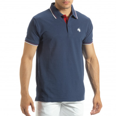 Ανδρική μπλέ polo shirt  it120619-25 2