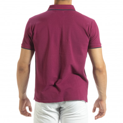 Ανδρική κόκκινη polo shirt  it120619-27 3