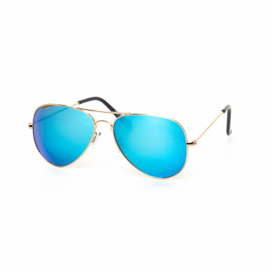 Ανδρικά γαλάζια γυαλιά ηλίου πιλότου it030519-3 2