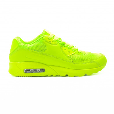 Ανδρικά πράσινα αθλητικά παπούτσια με αερόσολα it301118-1 2