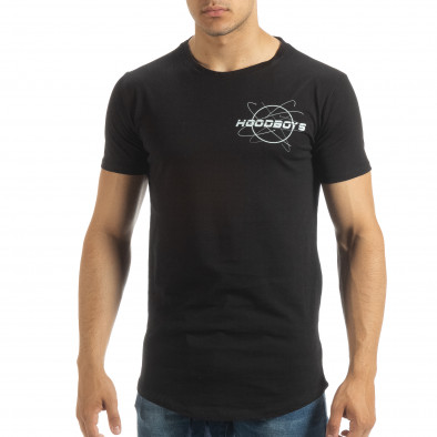 Ανδρική μαύρη κοντομάνικη μπλούζα Off The Limit it120619-42 3