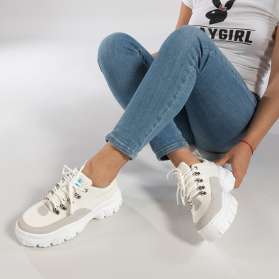 Γυναικεία λευκά αθλητικά παπούτσια   it150319-58 2