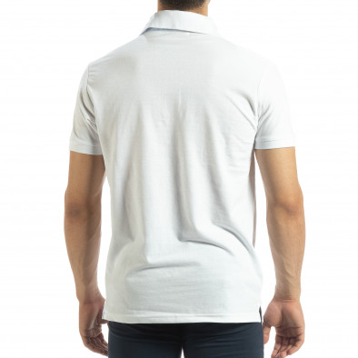Ανδρική λευκή  polo shirt it120619-29 3