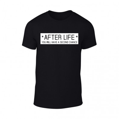Κοντομάνικη μπλούζα After Life μαύρο TMNSPM130S 2