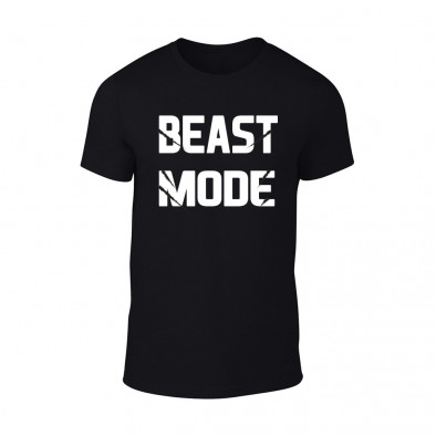 Κοντομάνικη μπλούζα Beast Mode μαύρο TMNSPM002L 2