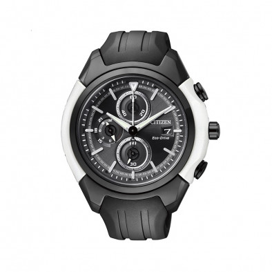 Ανδρικό ρολόι Citizen Eco-Drive Black Dial Chronograph CA0286-08E