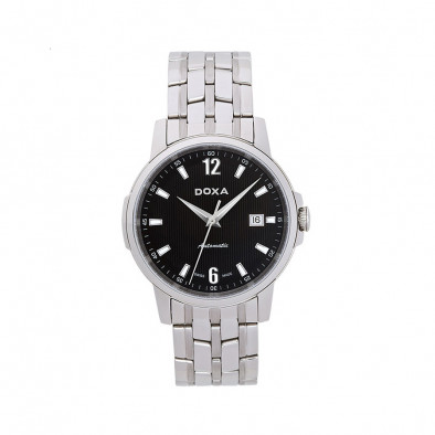 Ανδρικό ρολόι Doxa Ethno Automatic Black Dial Stainless Steel 