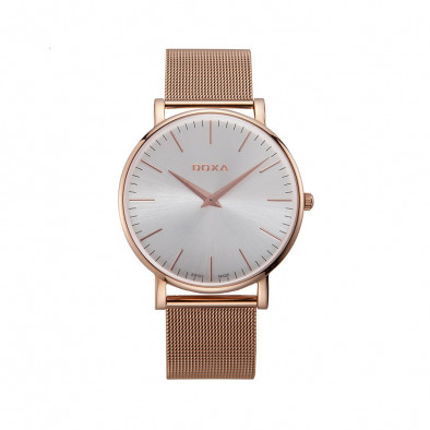 Ανδρικό ρολόι Doxa D-Light Rose Gold Plated Men's Quartz Watch
