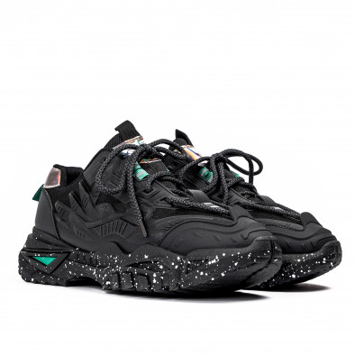 Ανδρικά μαύρα sneakers Chunky Y09 gr090922-6 3