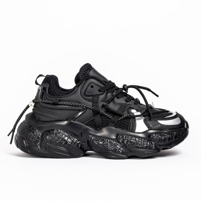 Ανδρικά μαύρα sneakers Ultra Sole gr221021-7 2