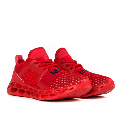 Ανδρικά κόκκινα αθλητικά παπούτσια κάλτσα G15 Red gr040222-18 3