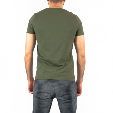 Ανδρική πράσινη κοντομάνικη μπλούζα Lagos 21306 tr250322-51 3