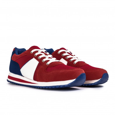 Ανδρικά κόκκινα αθλητικά παπούτσια Itazero R83-F it220322-7 3