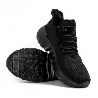 Ανδρικά μαύρα αθλητικά παπούτσια Kiss GoGo it180621-4 4