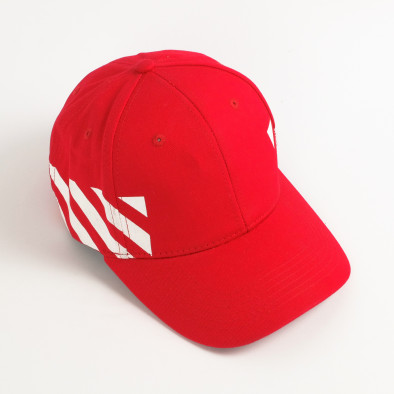 Ανδρικό κόκκινο καπέλα FM it080520-78 2