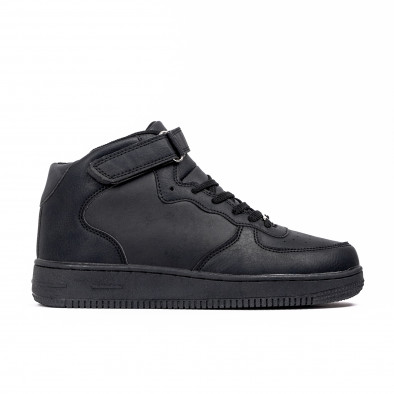 Ανδρικά μαύρα ψηλά sneakers Classic A03 gr090922-2 2