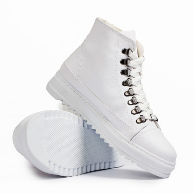 Ανδρικά λευκά sneakers Trekking design tr181120-5 4
