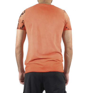 Lagos Ανδρική πορτοκαλιά κοντομάνικη μπλούζα  21238 tr250322-37 3