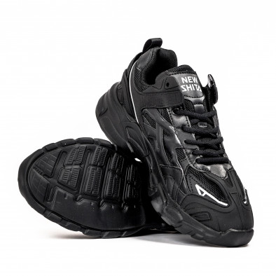 Ανδρικά μαύρα sneakers Vibrant 920 gr090922-14 4