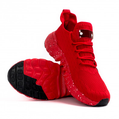 Ανδρικά κόκκινα αθλητικά παπούτσια Kiss GoGo it180621-3 4