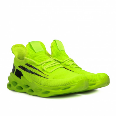 Ανδρικά πράσινα sneakers Chevron it090321-1 3