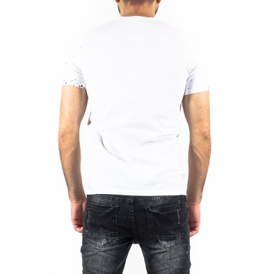 Ανδρική λευκή κοντομάνικη μπλούζα Lagos tr250322-49 3