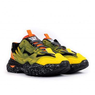 Ανδρικά κίτρινα sneakers Chunky Y09 gr231122-7 3