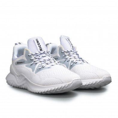 Ανδρικά λευκά ψηλά sneakers FM gr180521-1 3