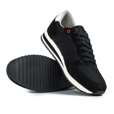 Ανδρικά μαύρα αθλητικά παπούτσια Flair R218-A it220322-10 4