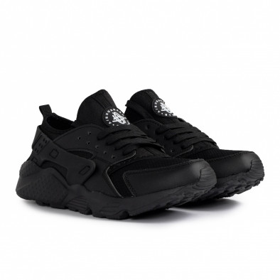 Ανδρικά μαύρα sneakers Plus Size gr020221-16 3