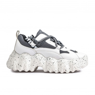 Sneakers Ultra Sole σε λευκό και γκρι it261020-6 2