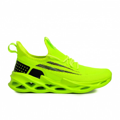 Ανδρικά πράσινα sneakers Chevron it090321-1 2