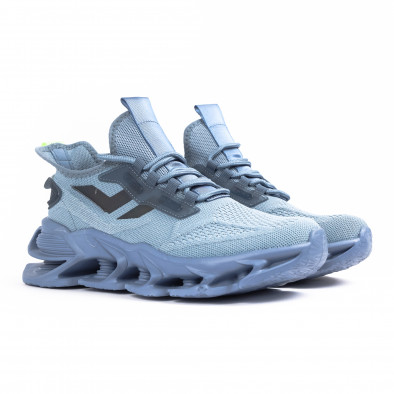 Ανδρικά γαλάζια αθλητικά παπούτσια Bolt  Kiss GoGo 228-10 it170522-14 3