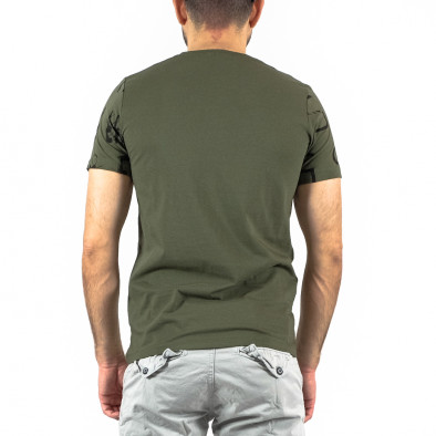 Ανδρική πράσινη κοντομάνικη μπλούζα Lagos 21217 tr250322-34 3