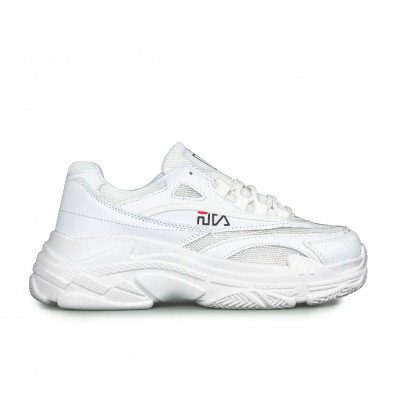 Ανδρικά λευκά sneakers All white gr040222-23 2